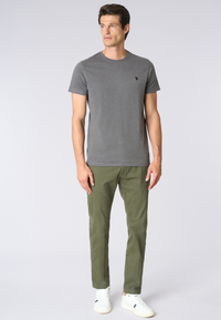 T-shirt a maniche corte heavy jersey con logo