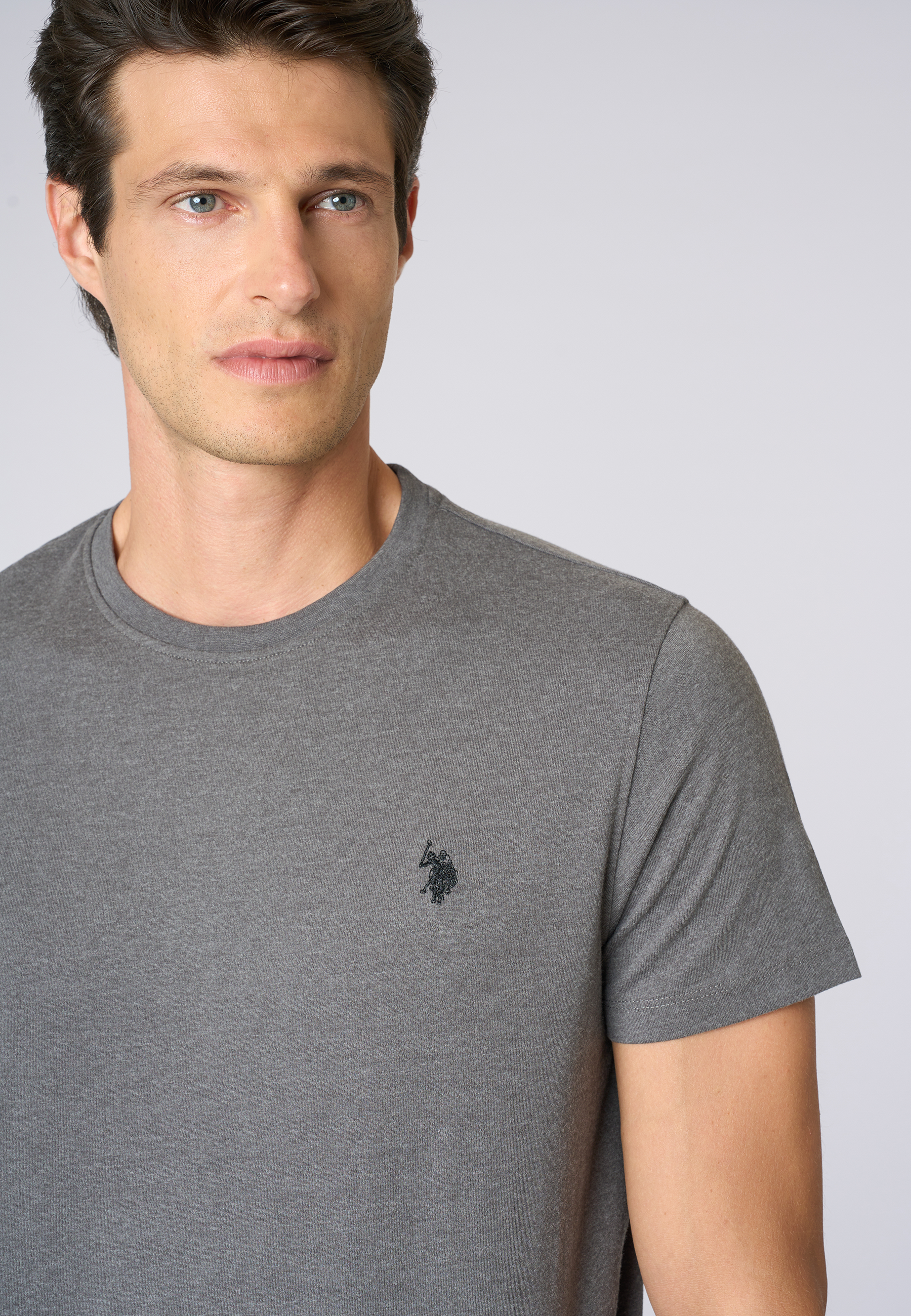 T-shirt a maniche corte heavy jersey con logo