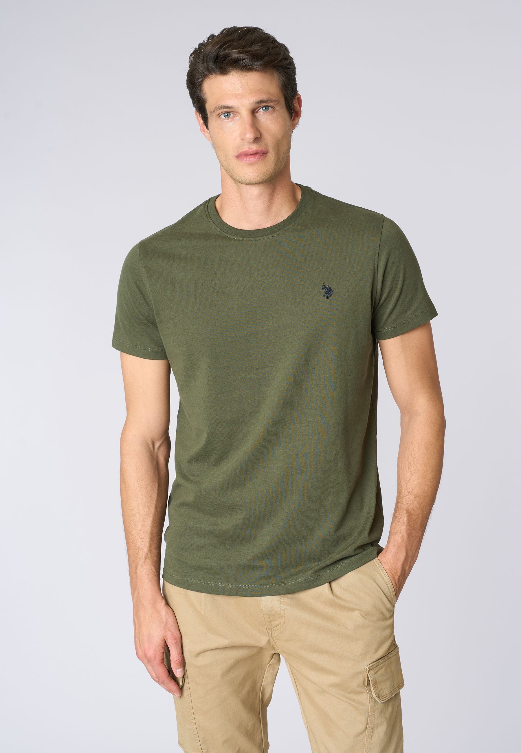 T-shirt a maniche corte heavy jersey con logo