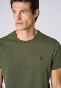 T-shirt a maniche corte heavy jersey con logo