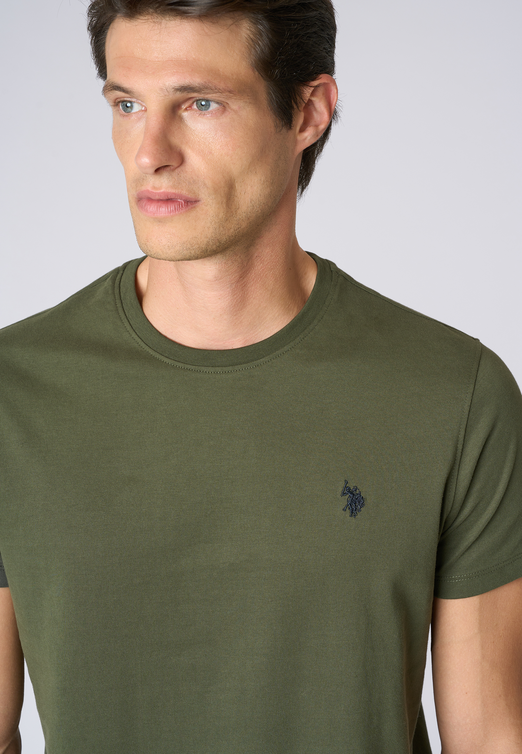 T-shirt a maniche corte heavy jersey con logo