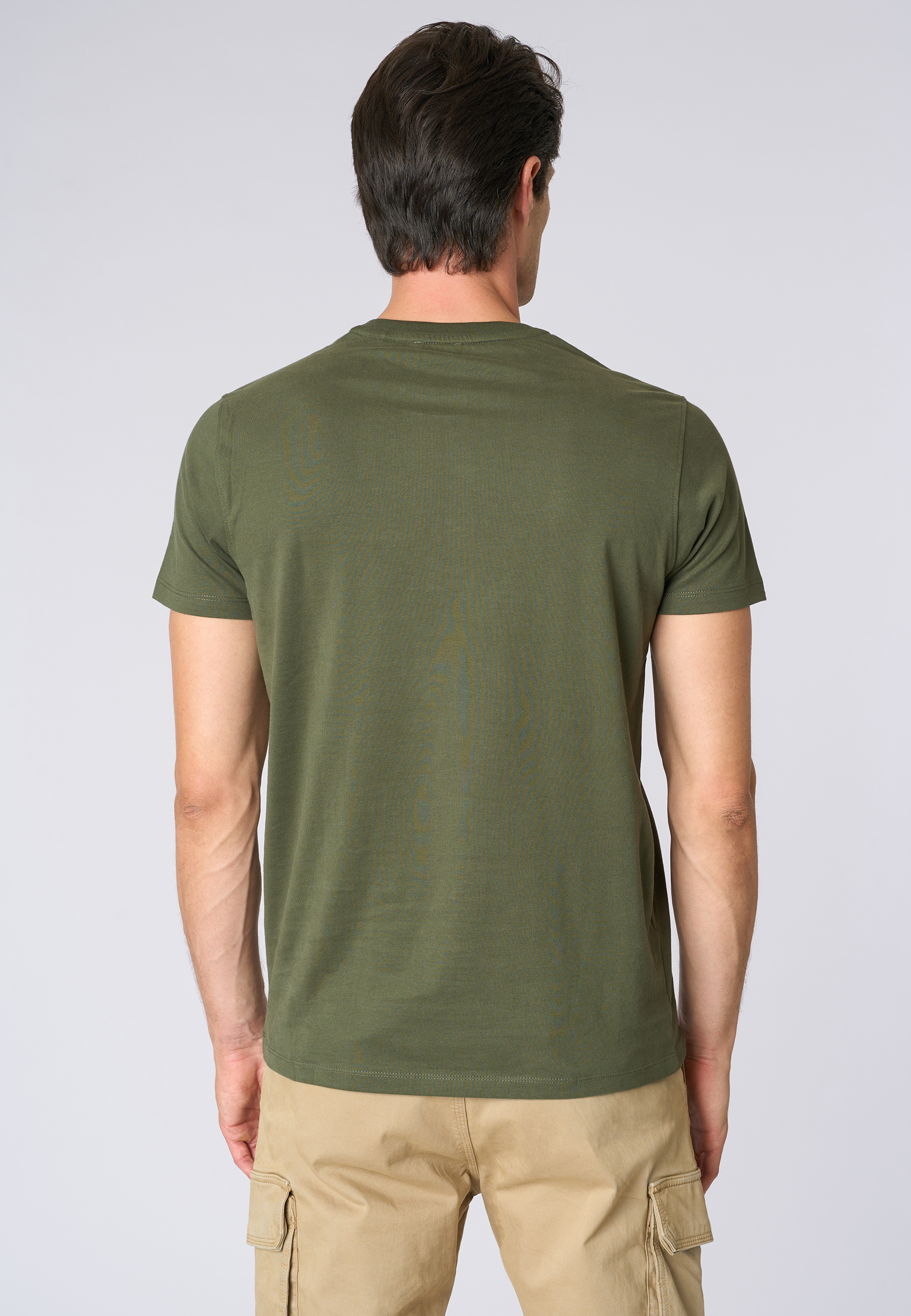 T-shirt a maniche corte heavy jersey con logo