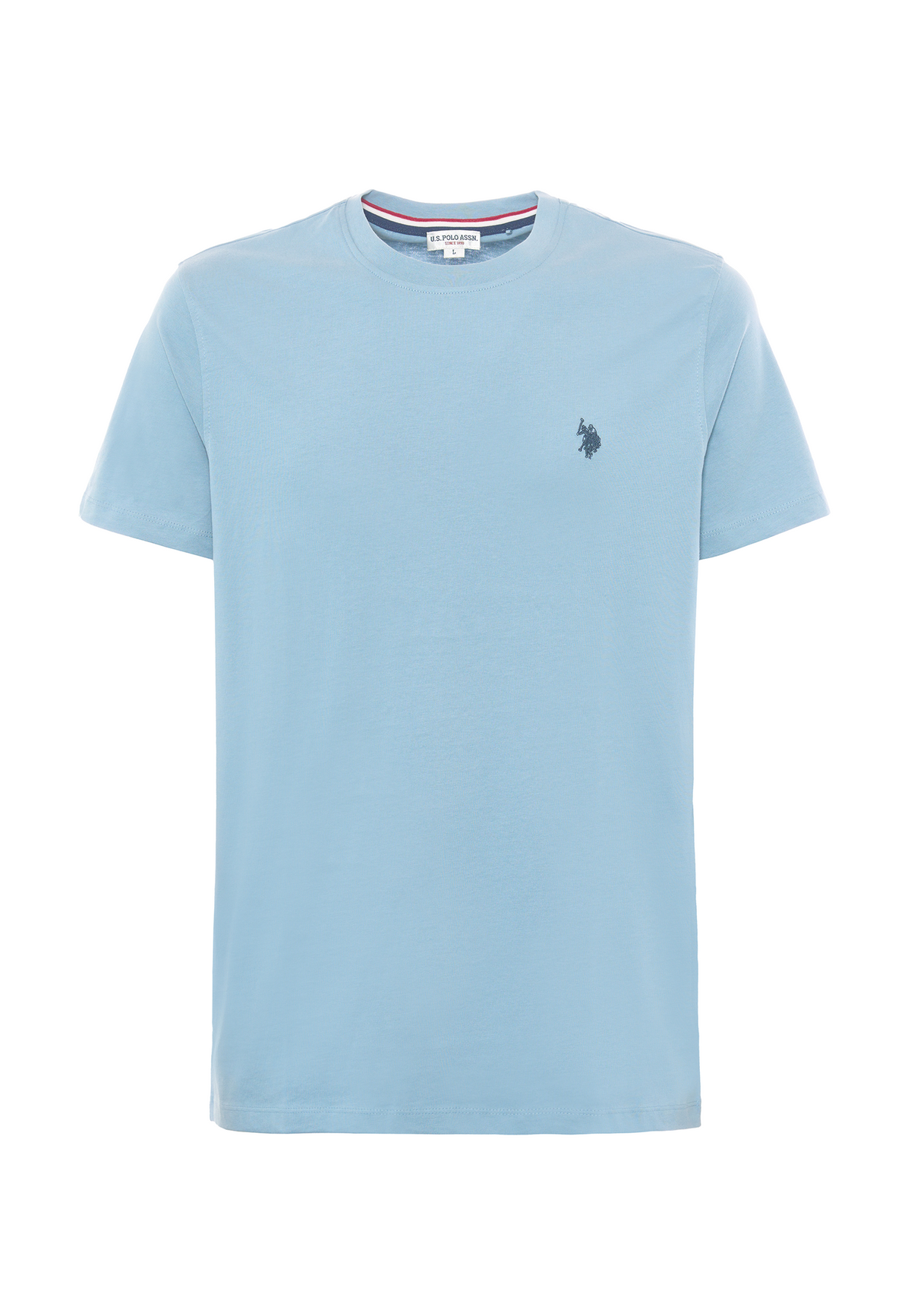 T-shirt girocollo in cotone heavy jersey