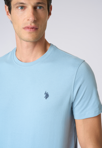 T-shirt a maniche corte heavy jersey con logo