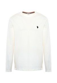 T-shirt a maniche lunghe in heavy jersey