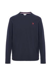 T-shirt a maniche lunghe in heavy jersey