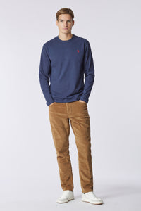 T-shirt a maniche lunghe in heavy jersey