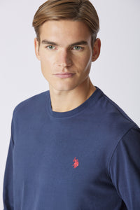 T-shirt a maniche lunghe in heavy jersey