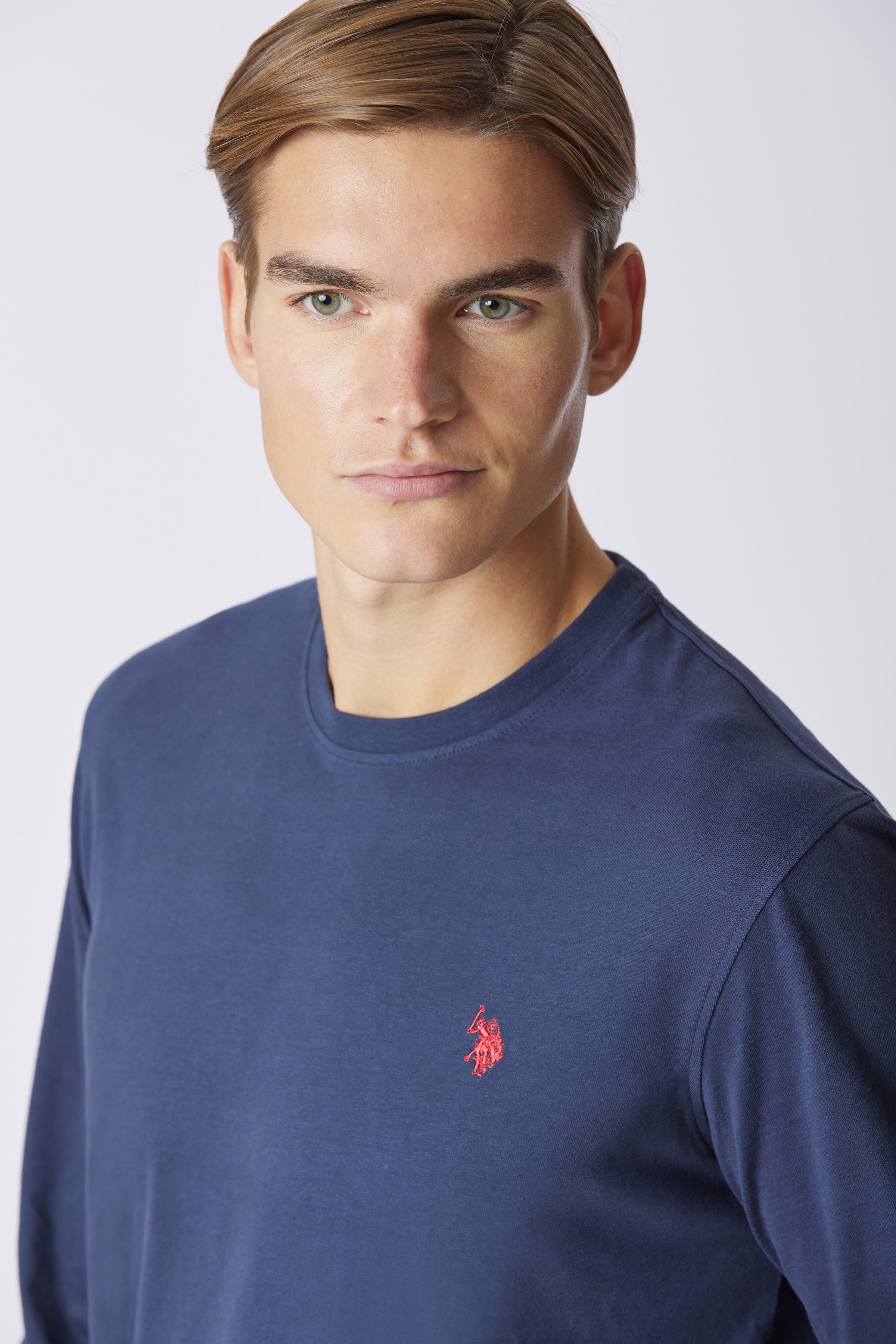 T-shirt a maniche lunghe in heavy jersey