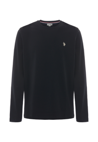 T-shirt a maniche lunghe in heavy jersey