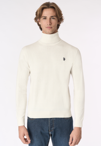 Maglia dolcevita cotone e cashmere