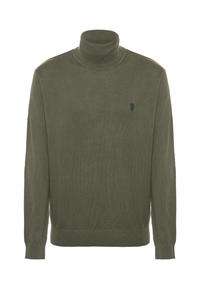 Maglia dolcevita cotone e cashmere