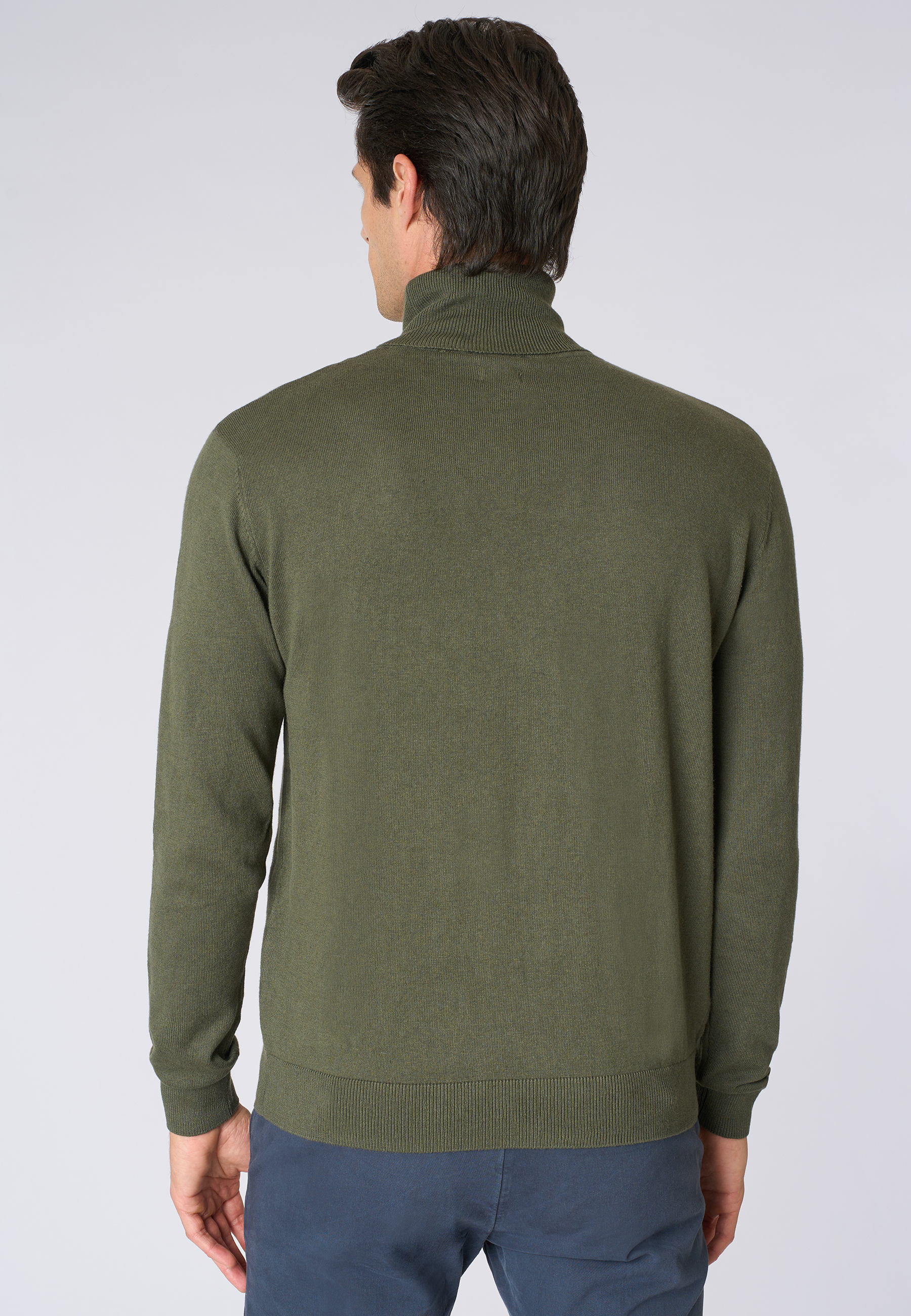 Maglia dolcevita cotone e cashmere