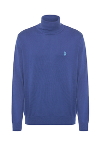Maglia dolcevita cotone e cashmere