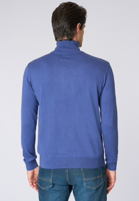 Maglia dolcevita cotone e cashmere