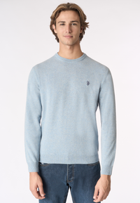 Maglia girocollo in lana lambswool