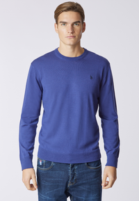 Maglia girocollo in lana merino