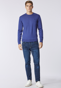 Maglia girocollo in lana merino