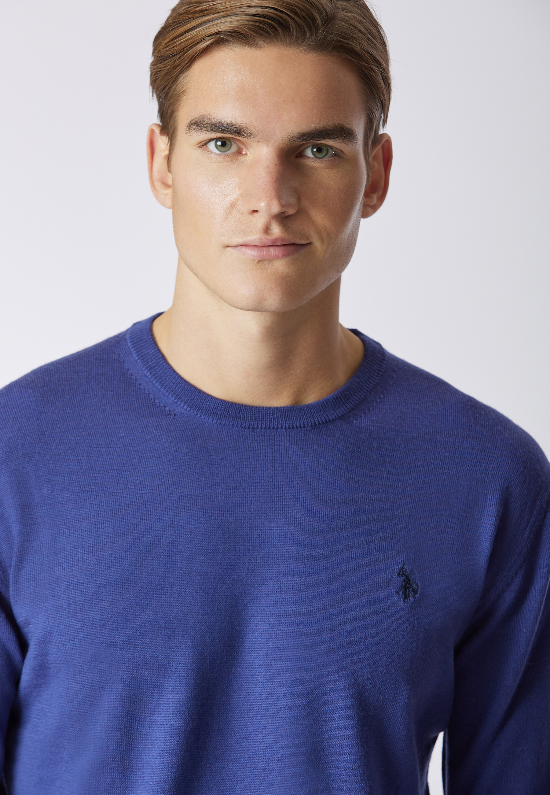 Maglia girocollo in lana merino