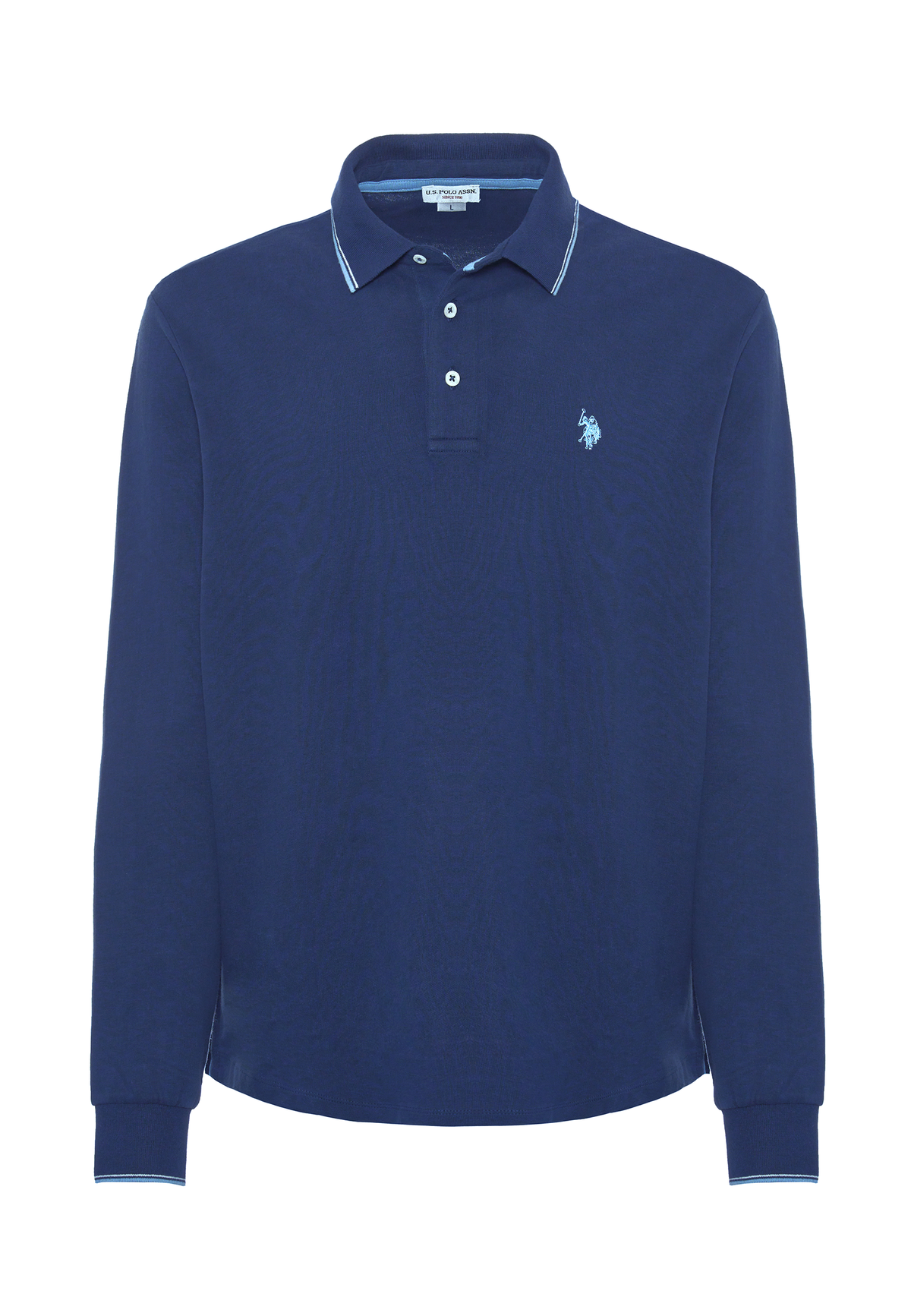Polo shirt a maniche lunghe in cotone heavy