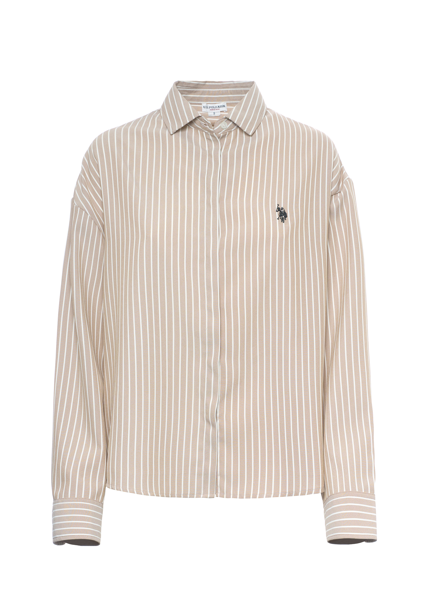Camicia relaxed fit a righe