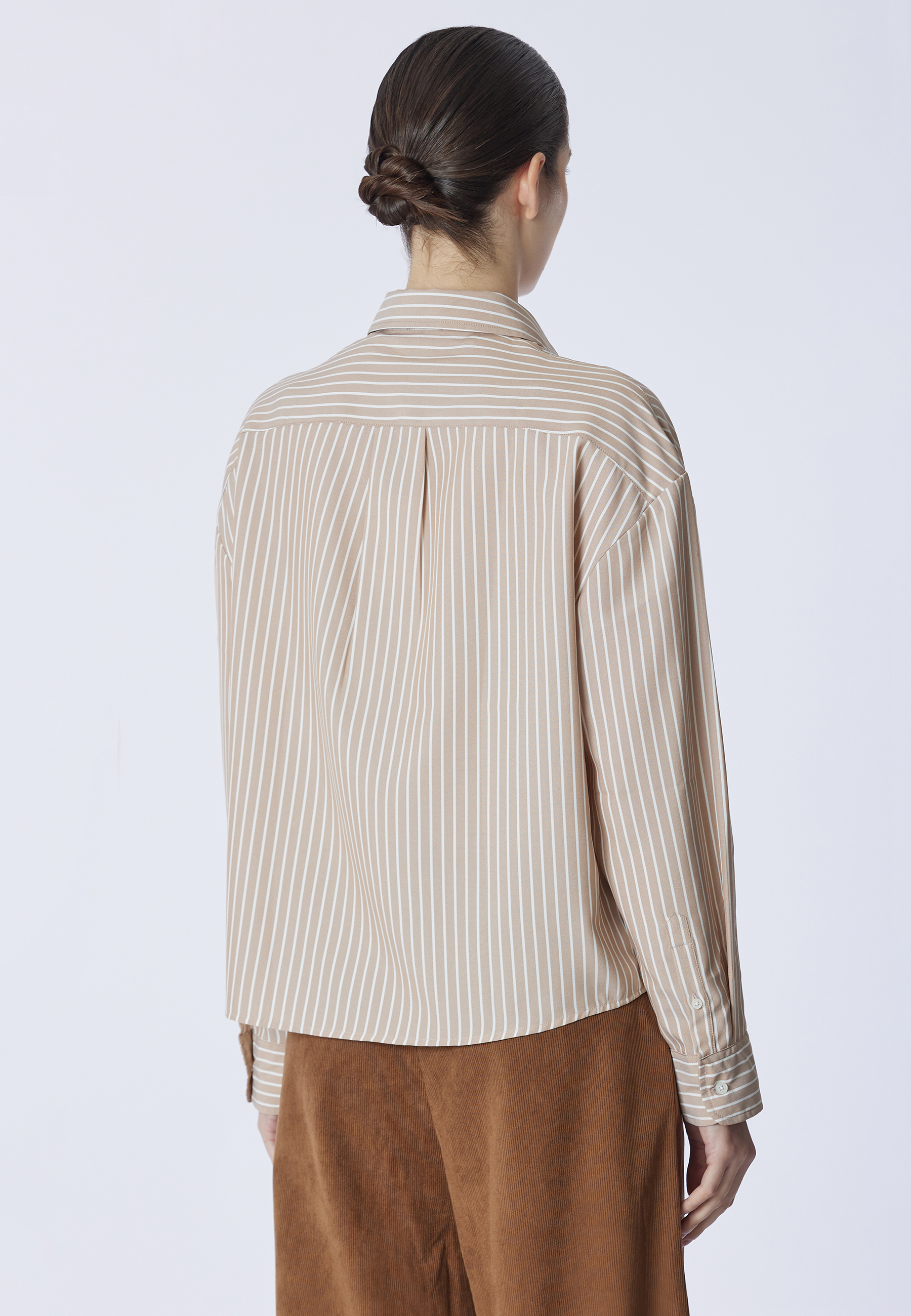 Camicia relaxed fit a righe