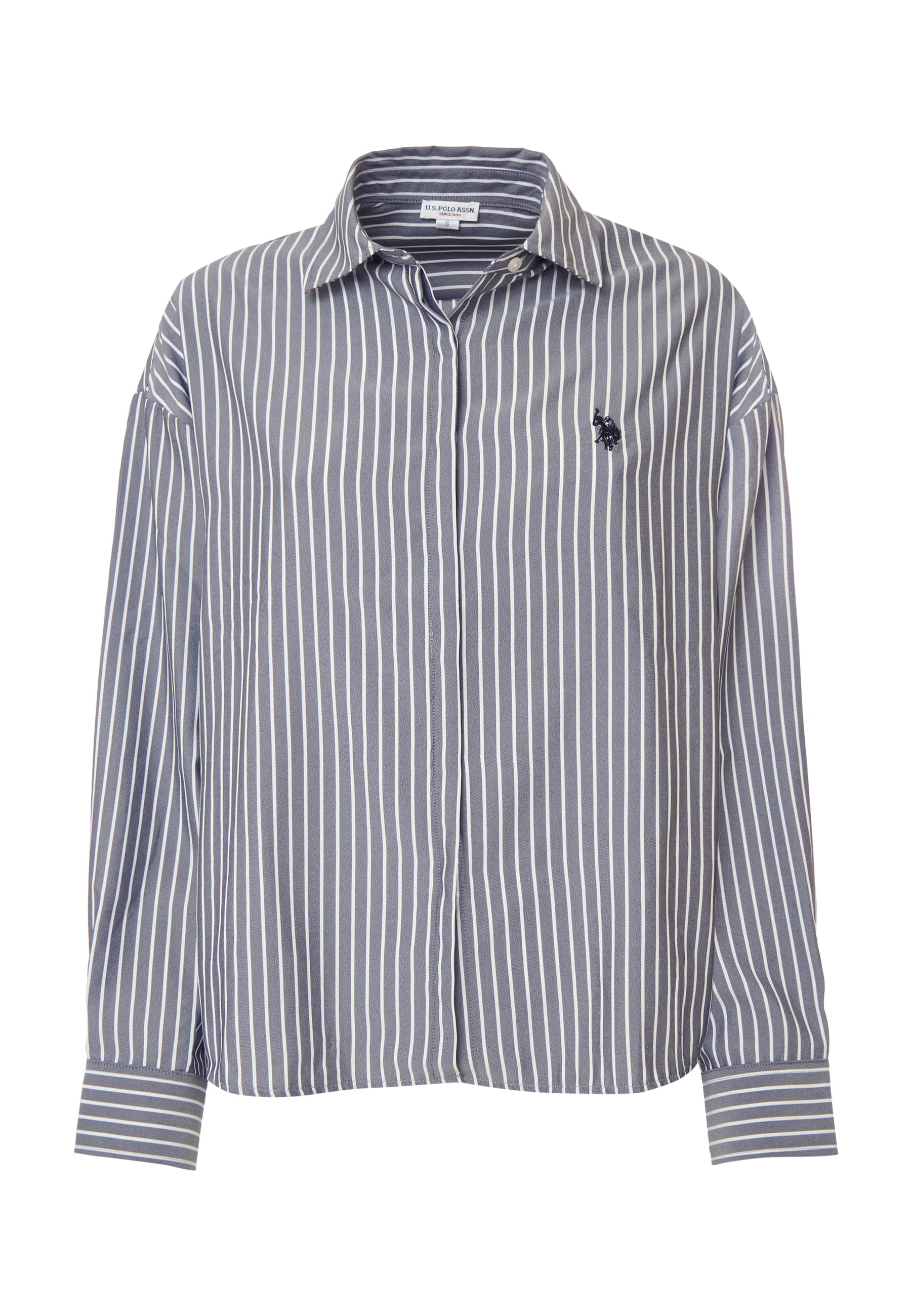 Camicia relaxed fit a righe