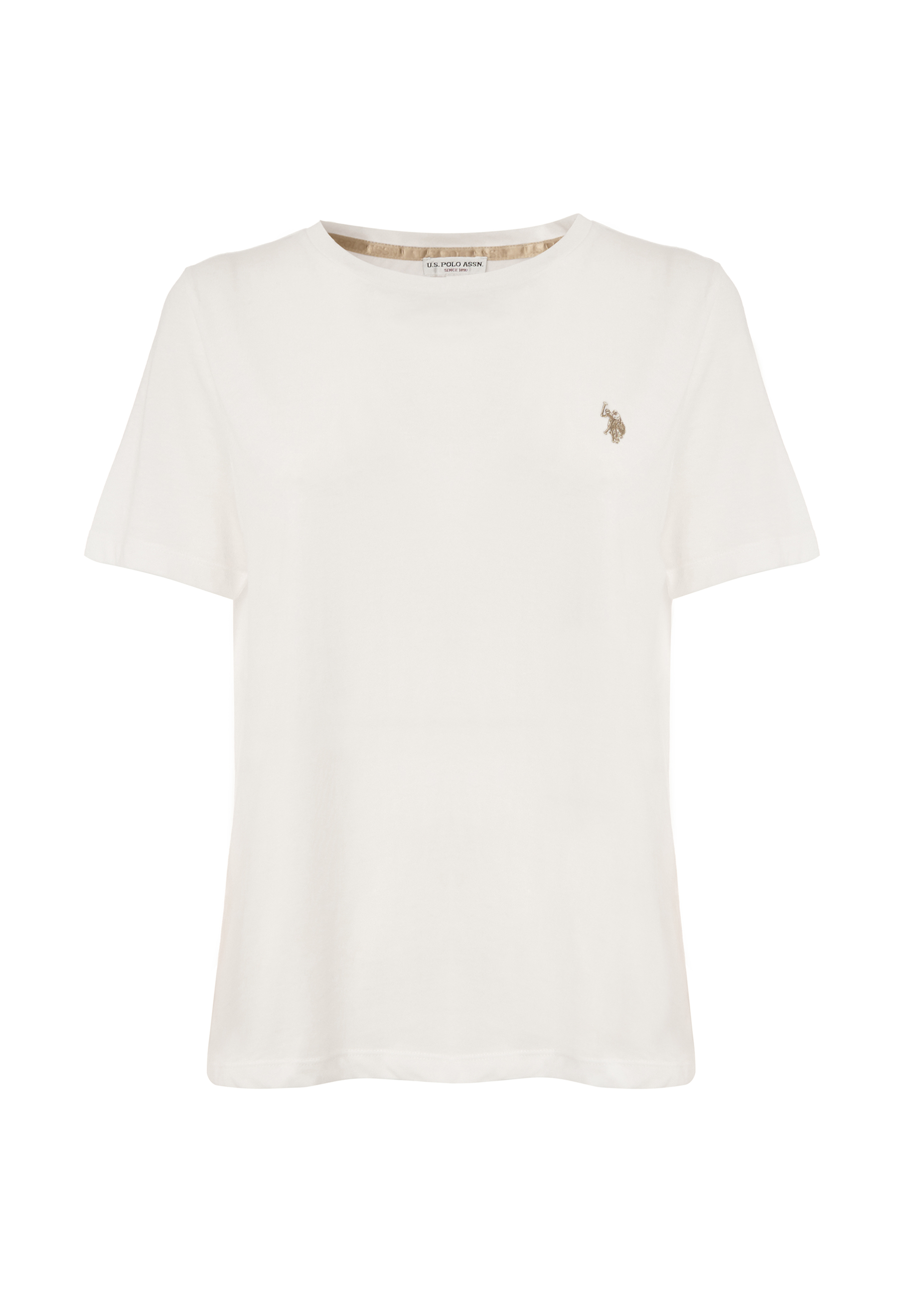 T-shirt girocollo a maniche corte
