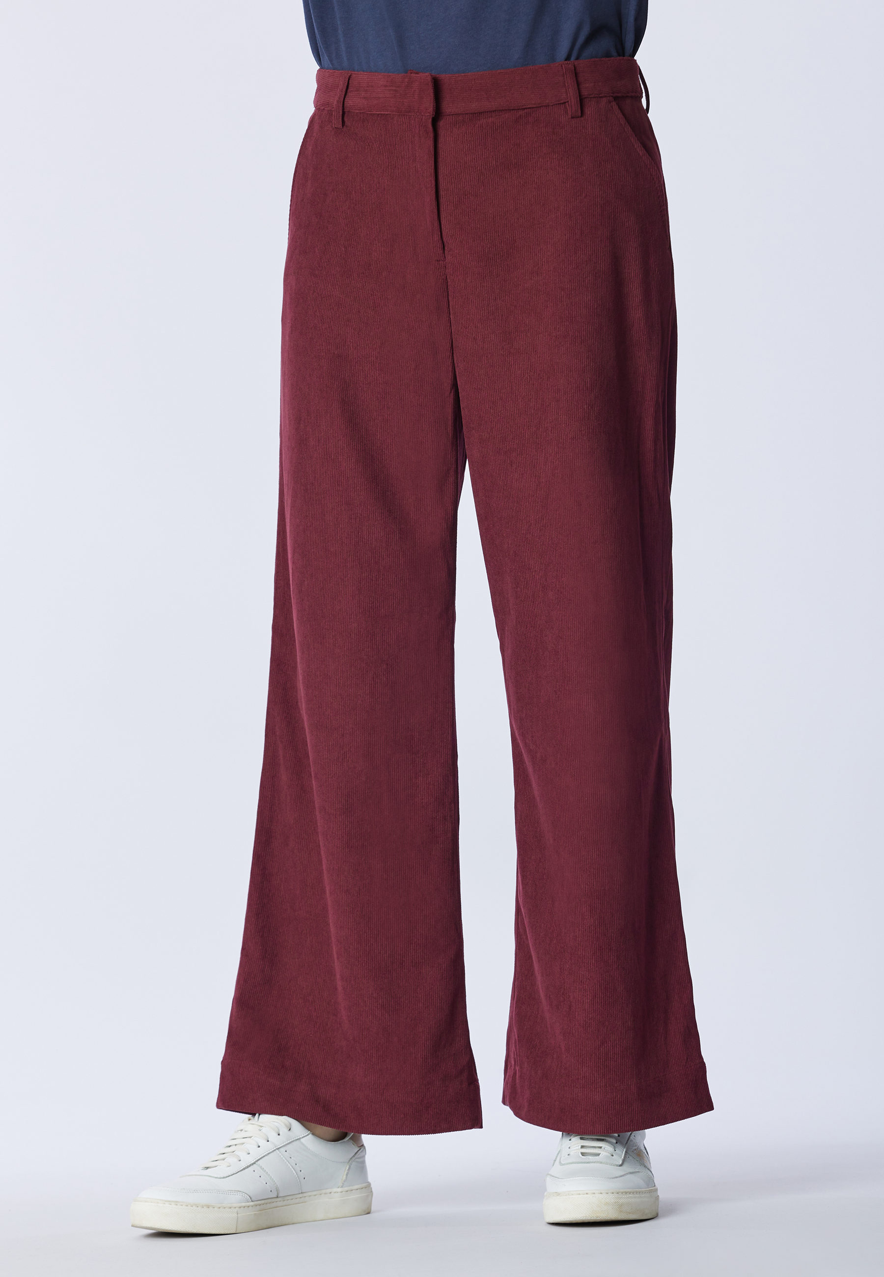 Pantalone dritto in velluto a coste