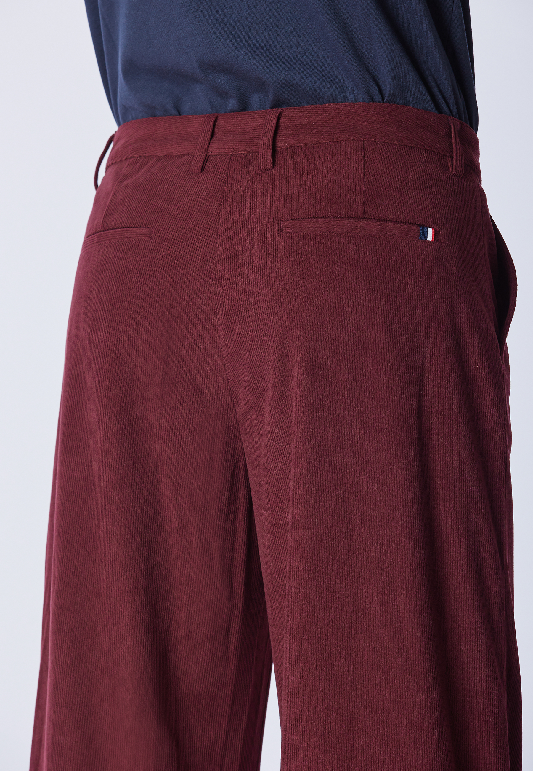 Pantalone dritto in velluto a coste