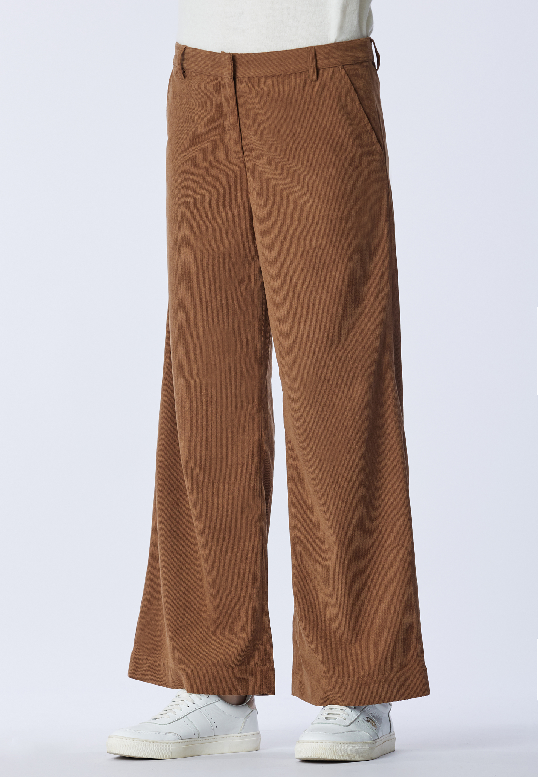 Pantalone dritto in velluto a coste