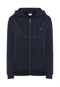 Felpa con cappuccio e zip