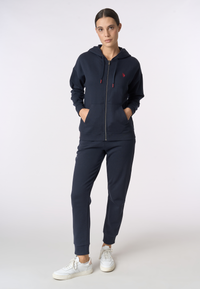 Felpa con cappuccio e zip