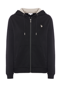 Felpa con cappuccio e zip