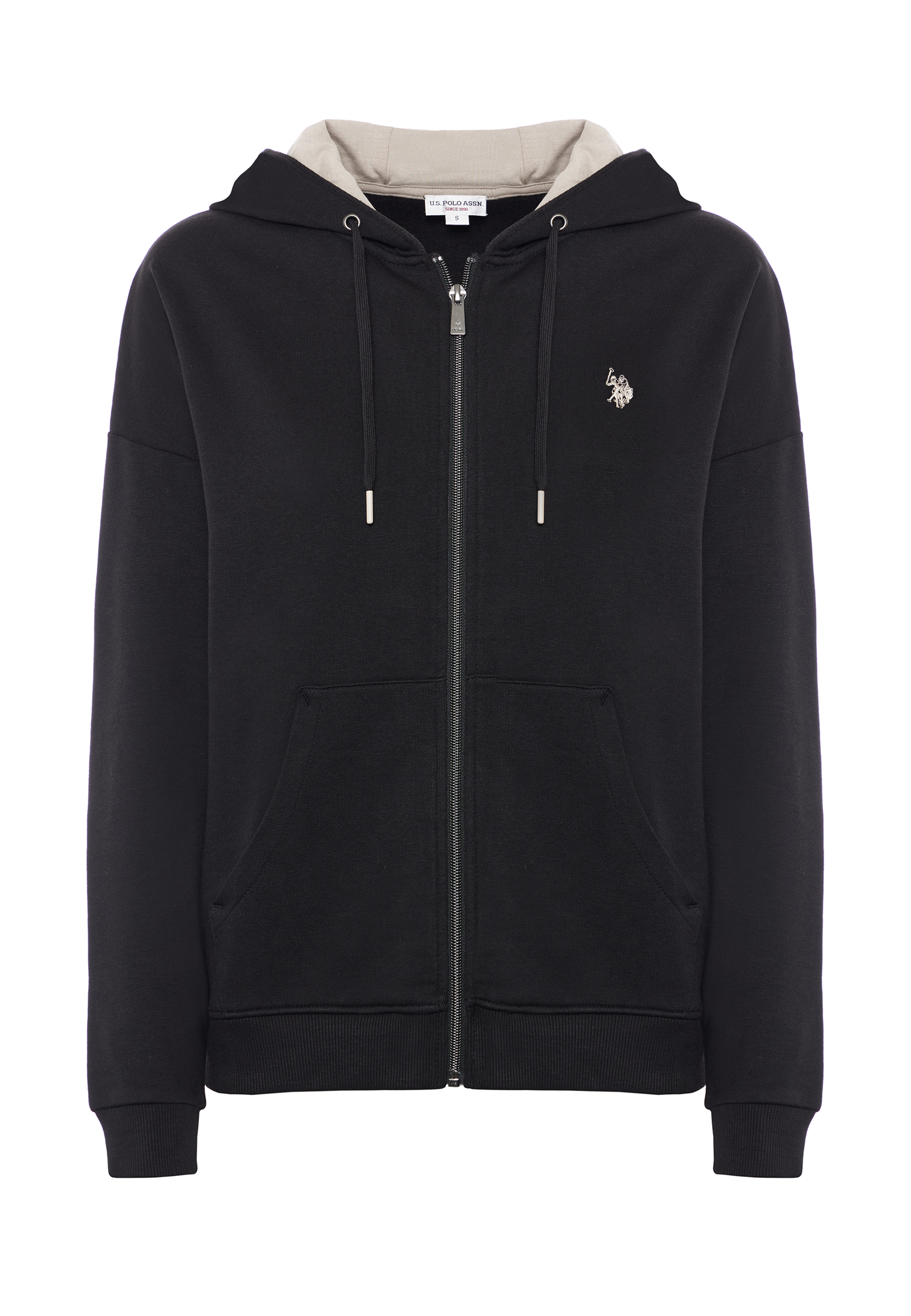 Felpa con cappuccio e zip