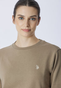 Felpa girocollo con logo