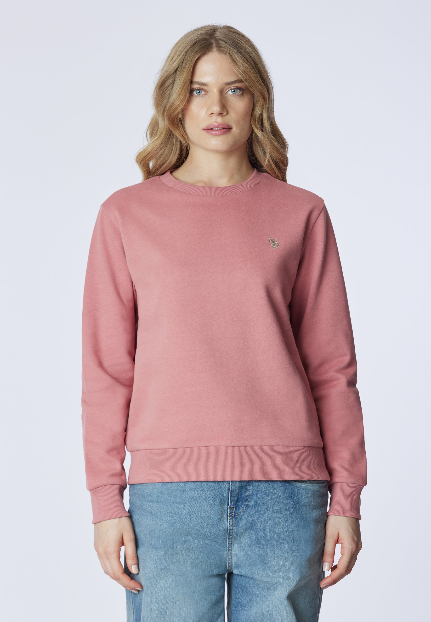 Felpa girocollo con logo