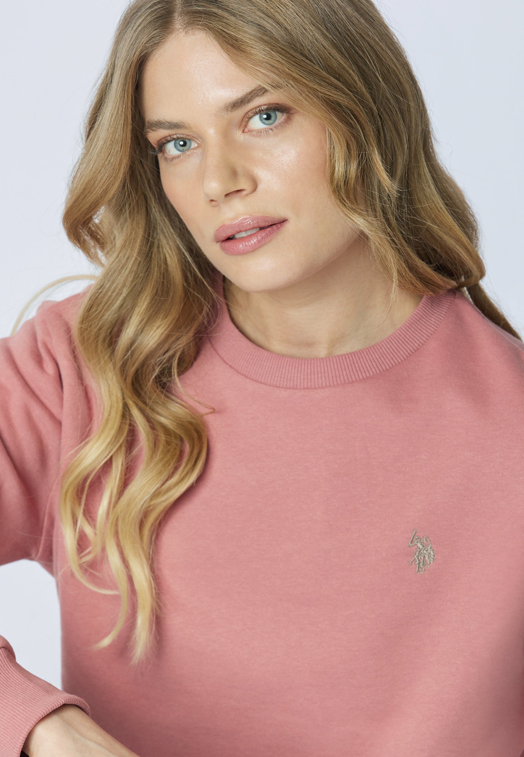 Felpa girocollo con logo