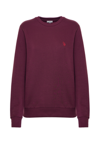 Felpa girocollo con logo