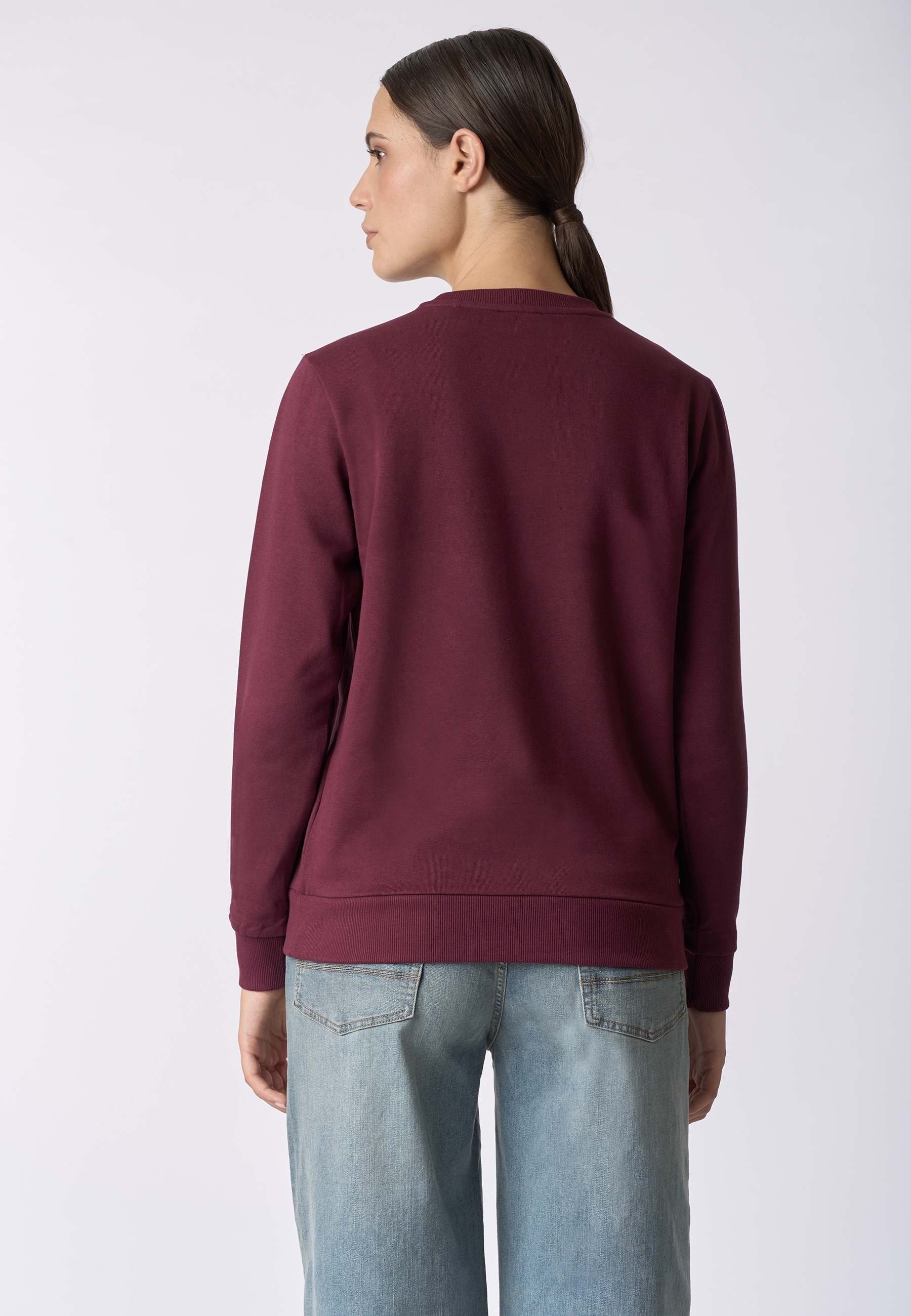 Felpa girocollo con logo