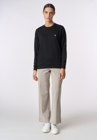 Felpa girocollo con logo