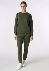 Felpa girocollo con logo