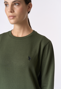 Felpa girocollo con logo