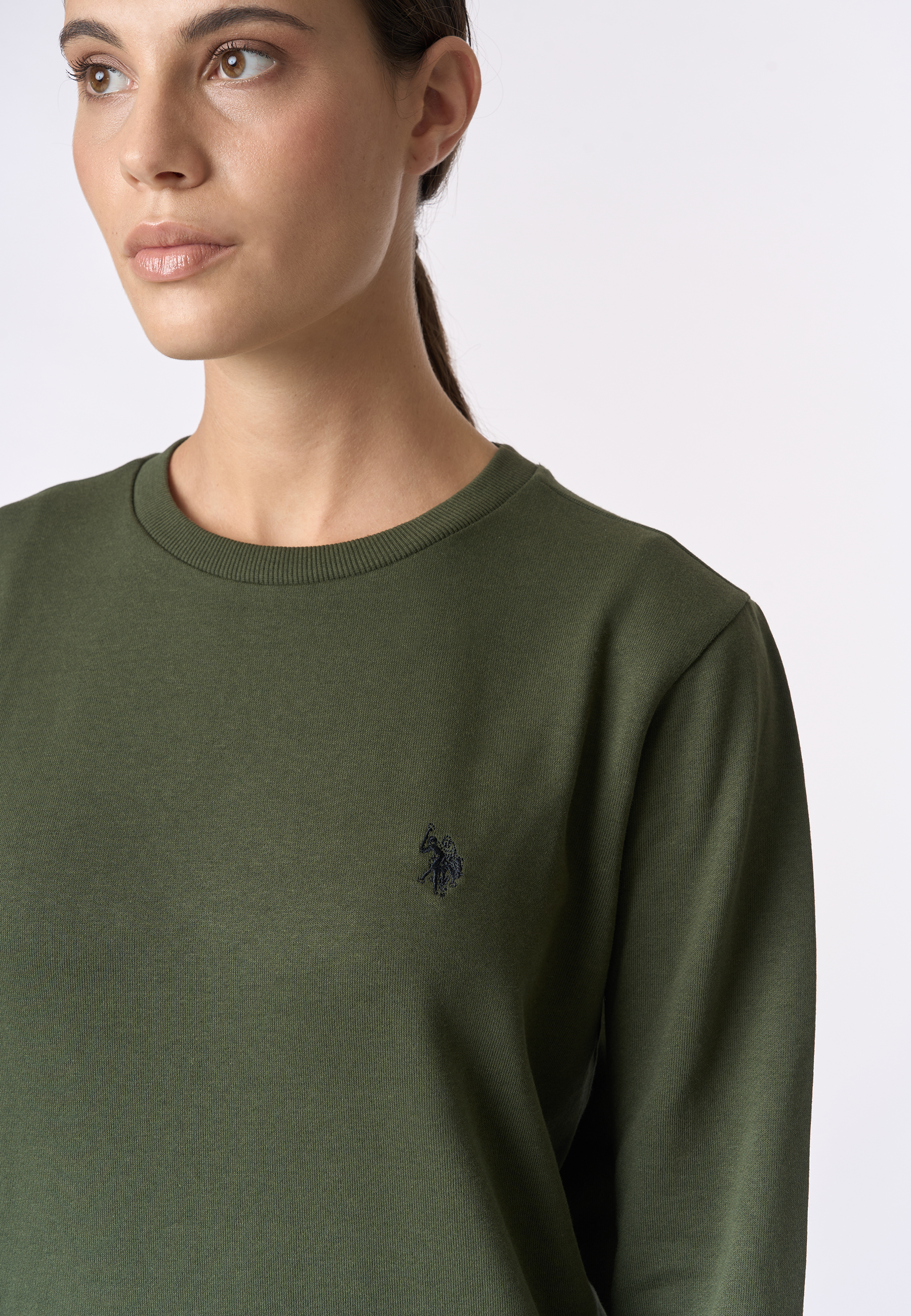 Felpa girocollo con logo