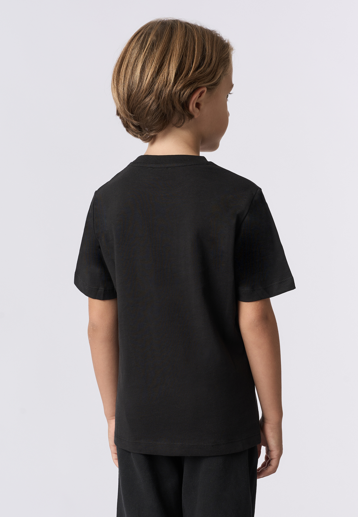 T-shirt in cotone da bambino con logo Double Horsemen