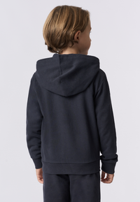 Felpa con cappuccio e chiusura zip