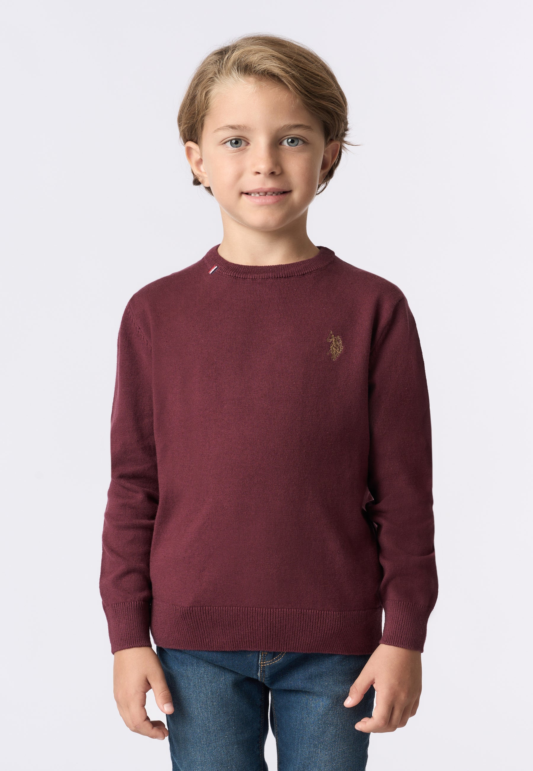 Maglia girocollo con logo