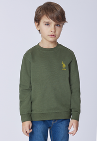 Felpa girocollo con logo