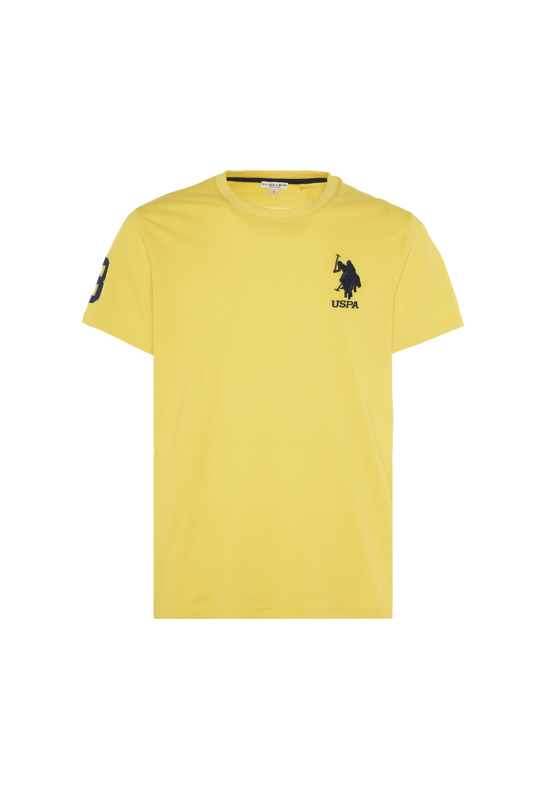 T-shirt da uomo a maniche corte con logo e numero ricamati