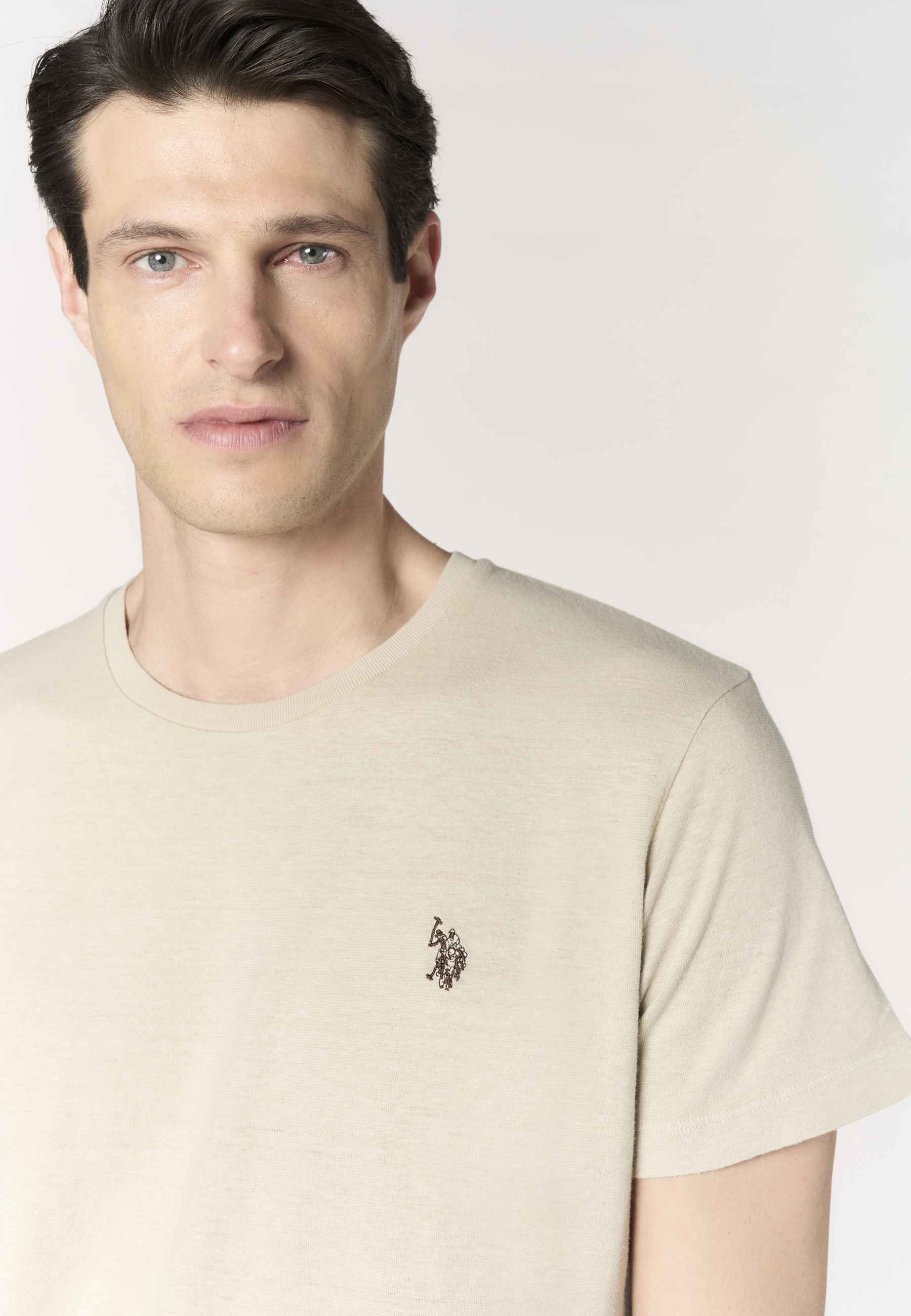 T-shirt da uomo in misto cotone biologico e canapa Premium Quality